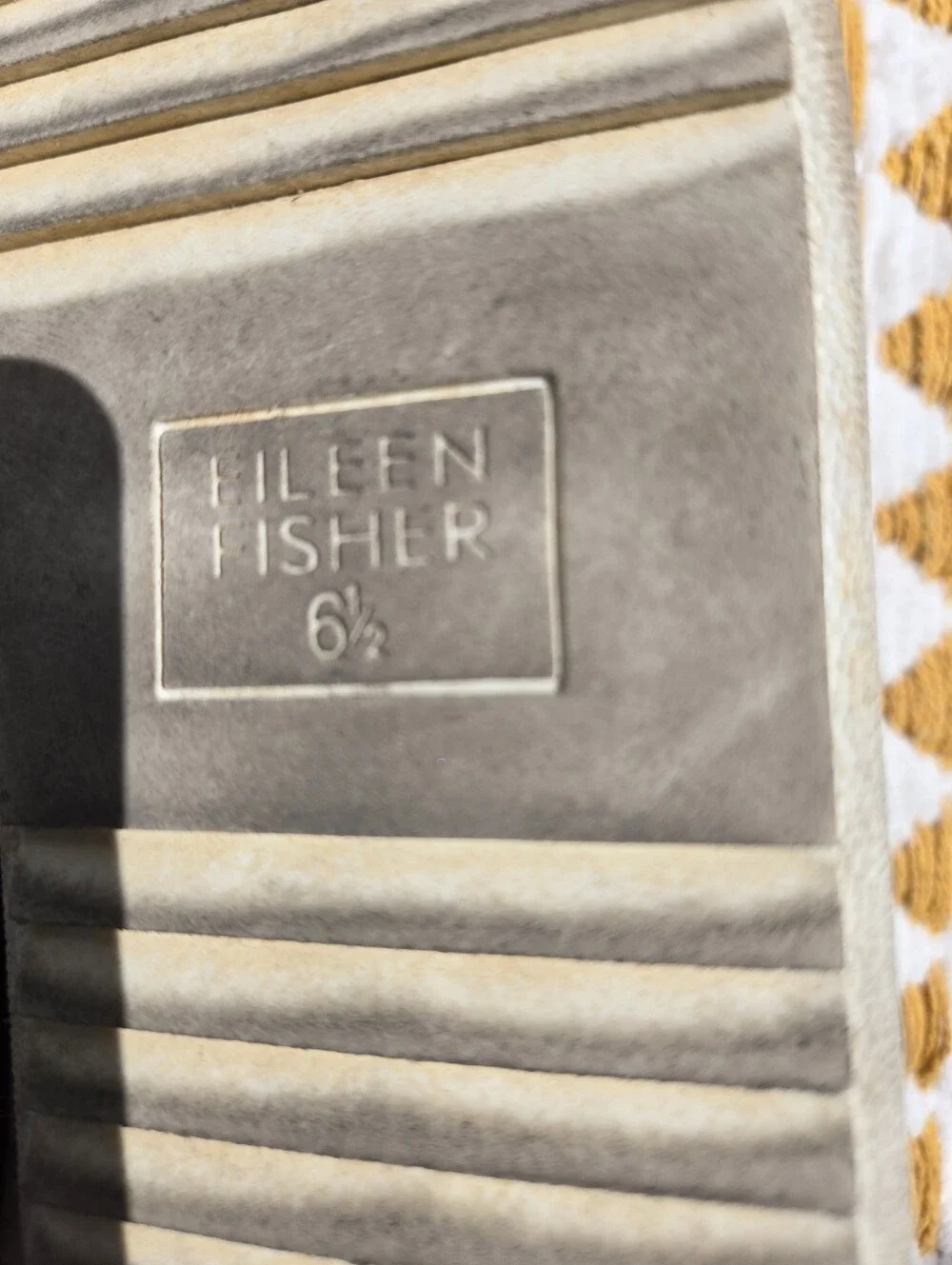 Eileen Fisher Brown Mesh Slip-On Loafers - Picture 6 of 6